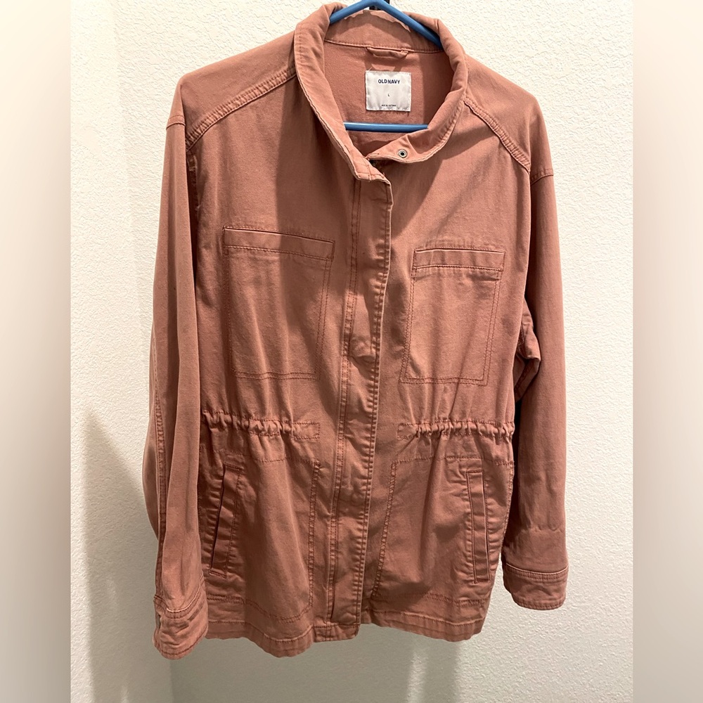 Old Navy Utility Jacket in Dusty Rose